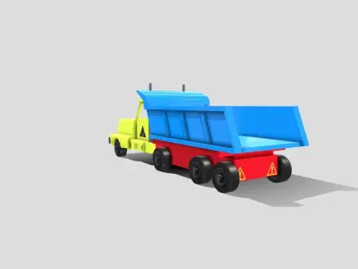 Toy Truck Low-poly 3D model purchase