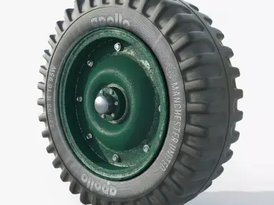 Jeep wheel Rim  3D model