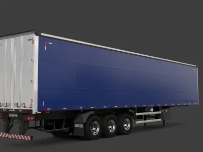 Randon Curtainsider 2020 3D model