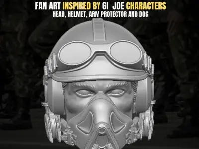 Mutt Kit fan art for action figures 3D print model