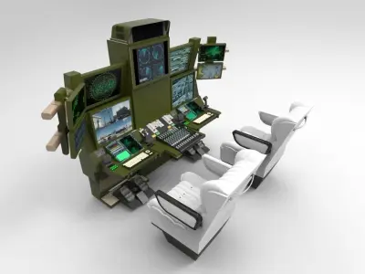 Drone Command Center 3D model