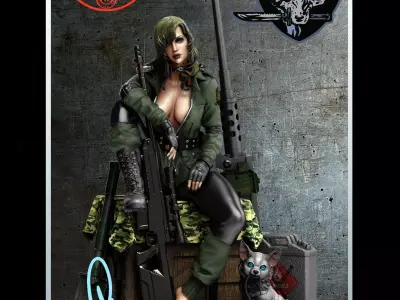 SNIPER WOLF BY CREATIVE GEEK MB 3D print model