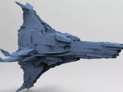 Star Glider Ship 5  3D model