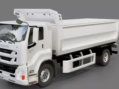 Isuzu Giga Tractor Dump Truck 3D model