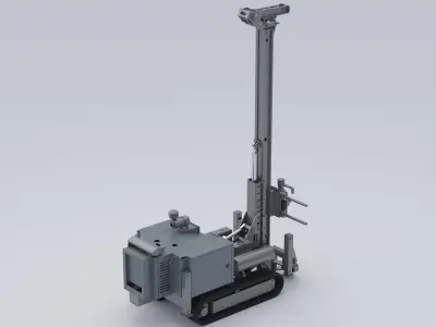 drilling rig 3D model