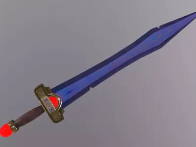 Sword from legend of zelda Low-poly 3D model purchase