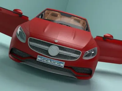 Mercedes Benz S-Class Cabriolet Free 3D model