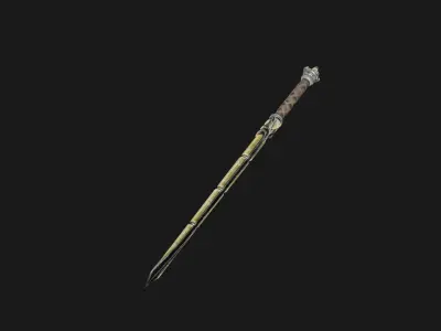 Nectar Dagger Low-poly 3D model