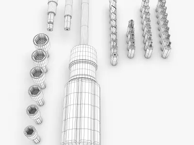 Bit screwdriver 3D model