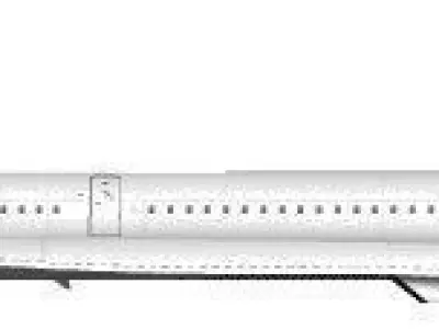 Concorde paper airplane Free 3D model
