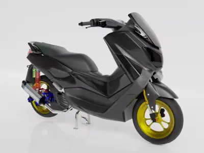 YAMAHA N-MAX 2019 3D model