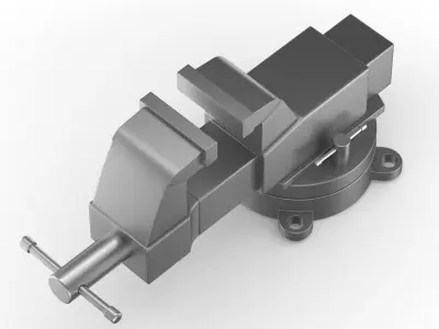 Vises metal vise 3D model