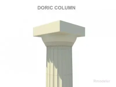 Greek Column Doric 3D model