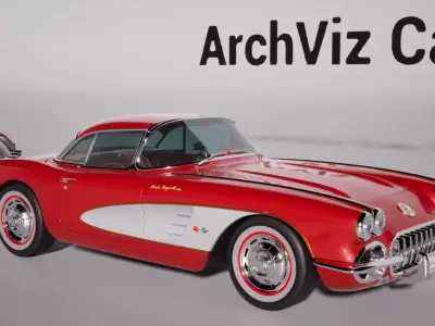 ArchViz Car Assets P09 - Unreal Engine 5 3D model