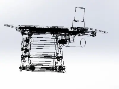Vibration polishing module 3D model
