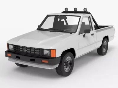 Toyota Hilux 1983-1988 Pickup  3D model