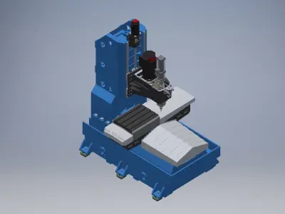 Vertical Drilling Milling Machine 3D model