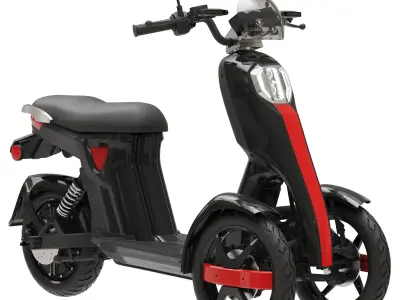 electric scooter Doohan iTango 3D model