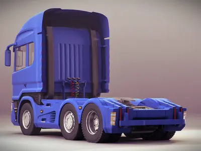 Dosch 3D - Truck Details V3 3D model