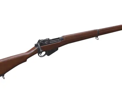 Lee Enfield MK1 Low-poly PBR Free low-poly 3D model