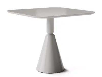 Sancal Pion Fresno Table and Boby Wood Chair 3D model