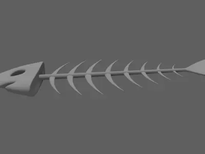 Fish Bone 3D model purchase