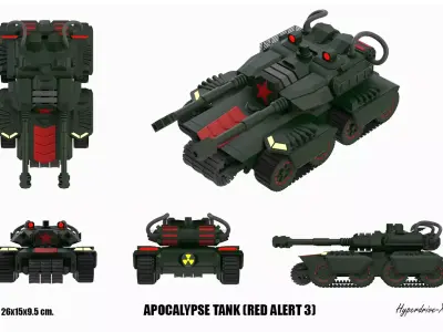 APOCALYPSE TANK Free 3D print model