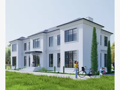House Low-poly 3D model 4