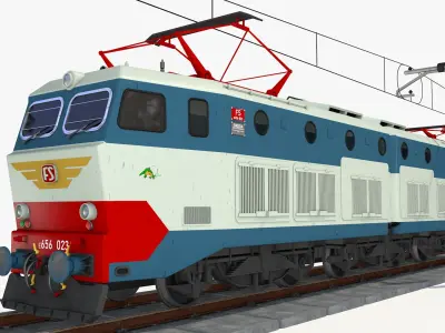  Electric Locomotive FS E656 