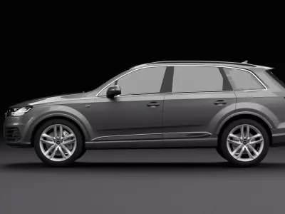 Audi Q7 Tfsi e Grey 3D model