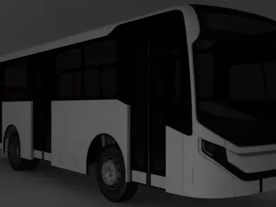 City bus Caio Apache Vip V OF-1519 Low-poly 3D model