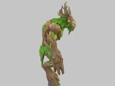 Forest Guardian 3D Model Low-poly 3D model