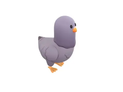 Character274 Pigeon 3D model