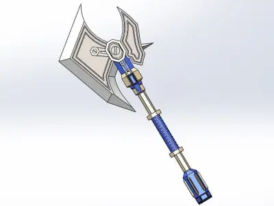 Battle Axe  3D model purchase