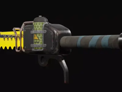 Induction blade Super-heated Free low-poly 3D model