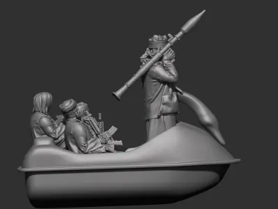 Eastern warrior 3D print model purchase