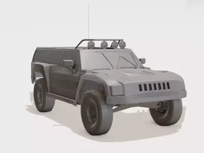 Chunky Adventure Truck Cute Cartoon 3D Printable Toy Vehicle 3D print model