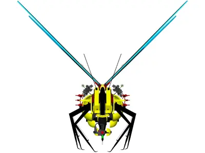 Super Warrior Bee Robot  3D model