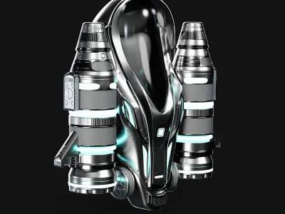 Jet pack 3D model