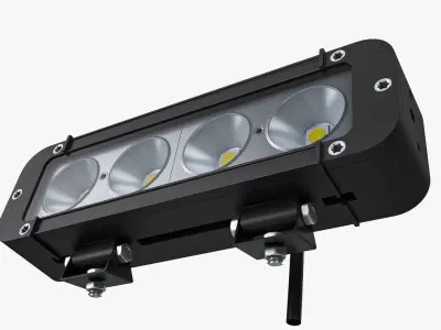 Medium LED Light Bar 3D model