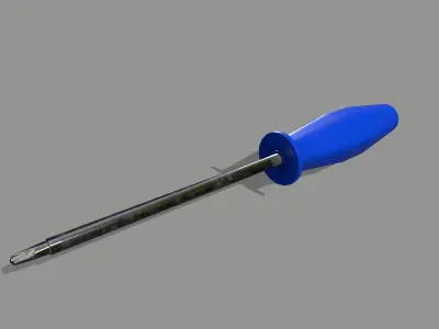 screwdriver Low-poly 3D model 49