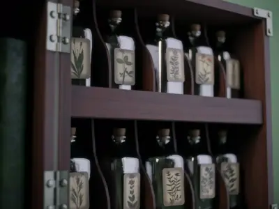 Medieval Alchemy Box 3D model