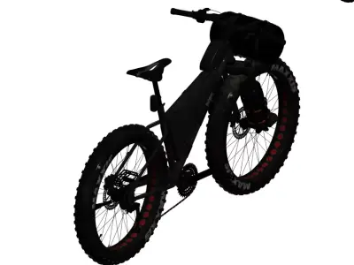 Bicycles Low-poly 3D model