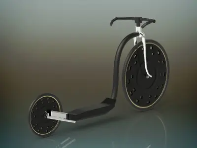 Kick bike 3D model
