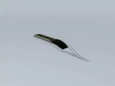 Eco Rail Curved Platform Dummy Old Steam Days Free 3D model