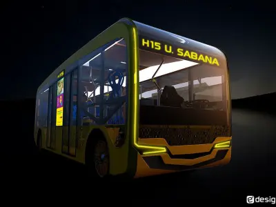 Inti Electric Bus 3D model