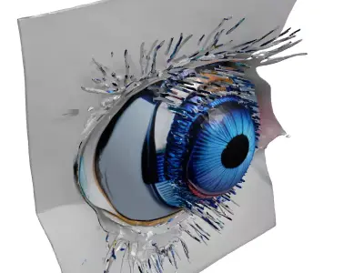 Cybernetic Eye 3D Model 3D model