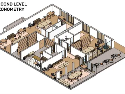 Restaurant - Revit 3D model