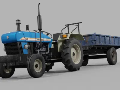 Holland Tractor 3D model
