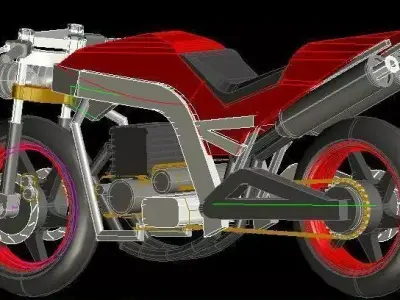 MOTO BIKE 3D model